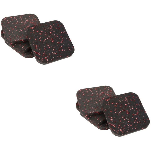 HLONK 2 PCS Sound Insulation Mat Exercise Equipment Treadmill for Carpet Bike Rubber Workout Pads Floor Padding Gym Fitness