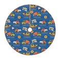 thumbnail image 1 of Fotbe Construction Vehicles Pattern Christmas Tree Skirt, Tree Skirts Plush Christmas Decorations, Christmas Tree Skirts Xmas Decorations Holiday Party Decor-30", 1 of 6