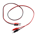 thumbnail image 3 of 6 Pcs Red Black Banana Plugs to Alligator Clips Probe Test Cable 1M, 3 of 8