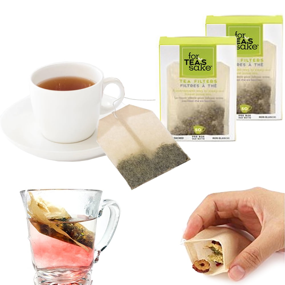 100 Pcs Disposable Tea Bags Teabag Filter Empty Teabag Herb Loose Leaf