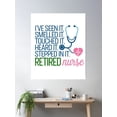 thumbnail image 2 of Heart Shaped Stethoscope Design For Retired Nurse Poster Wall Art, Modern Wall Decor, 8x12 UNFRAMED, 2 of 3