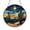Acrylic 3.5 Inch, variant on Desert Night Sky Cactus Scene Window Hanging – Stained Glass Style Art