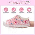 thumbnail image 2 of EUXTERPA Todler Water Shoes Girls Summer Quick Dry Sneakers Pool Beach Swim Sandals Pink Big Kid Size 3, 2 of 7