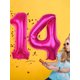 thumbnail image 2 of 2Pcs Giant Hot Pink Number Foil Balloon 32Inch Birthday Balloon, Birthday Decorations for Christmas New Year Wedding Birthday Party Supplies, 2 of 4