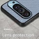 thumbnail image 5 of For Google Pixel 9 / Pixel 9 Pro Case Carbon Fiber Texture PU+PC+TPU Phone Cover - Green, 5 of 5