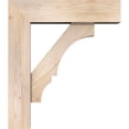 thumbnail image 3 of Ekena Millwork 7 1/2"W x 28"D x 32"H Balboa Block Smooth Bracket w/ Offset Brace, Douglas Fir, 3 of 25