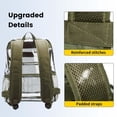 thumbnail image 4 of Mochila Vorspack, PVC transparente, resistente, verde, 4 of 6
