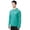 VIRIDIAN GREEN, variant on Realtree Fishing Men’s Long Sleeve Performance Raglan Tag-free Hooded Shirt, size S-3XL