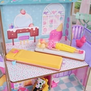 KidKraft Candy Castle Wooden Dollhouse with 28 Accessories, Ages 4 & up