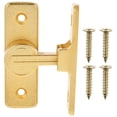 thumbnail image 1 of RUNROTOO Gate Latch Lock Zinc Alloy Self Adhesive Installation Sand Gold 1Pack, 1 of 8