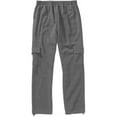 thumbnail image 3 of Climate Concepts Men's and Big Men's Fleece Cargo Pocket Sweatpants, Sizes S-5XL, 3 of 3