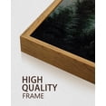 thumbnail image 4 of Drsoum Large 24x36in3pcs Natural Framed Fog Pine Green Tree Forest Art Nordic Modern Mountain work Prints Decor, 4 of 9