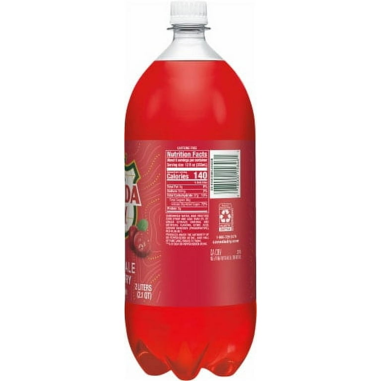 Canada Dry Cranberry Ginger Ale Soda, Crisp Cranberry Flavor, 2