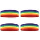 thumbnail image 1 of 4 Uds. Diadema protectora elástica deportiva, diadema tejida, material de toalla, diadema para Yoga, transpirable y absorbente del sudor, 1 of 5