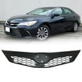 thumbnail image 2 of Labwork Front Upper Matte Black Grille Grill Replacement for 2012 2013 2014 Camry, 2 of 5