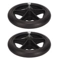 thumbnail image 2 of 2 ruedas de goma para silla de ruedas de 6,5 pulgadas, silenciosas, para andador, repuesto para andador, 2 of 14