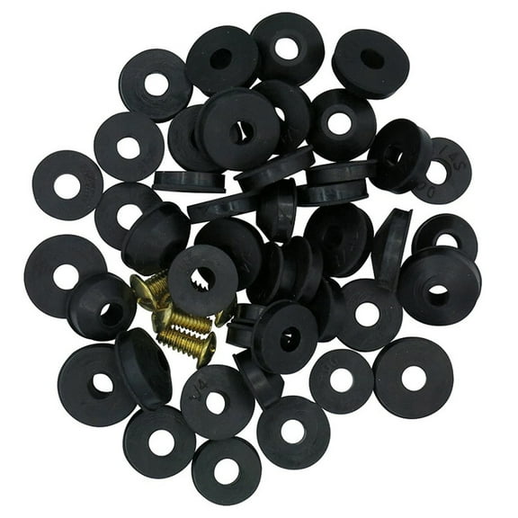 58Pieces Faucet Washer Set withScrews, Multiple Size Rubber Sealing Gaskets Portable for Leak Proof Plumbing Repair