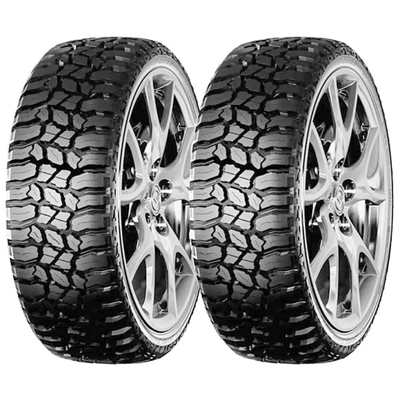 Paquete De 2 Llantas 33x12.50r17 Lt 10pr Haida Hd869 120q