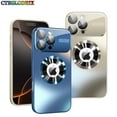 thumbnail image 2 of CTEGLODRIX New Titanium Metallic Color Matte Case for iPhone 16 15 14 Plus 13 12 11 Pro Max Magnetic Case for Magsafe Lens Protection Case, 2 of 9