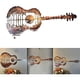 thumbnail image 3 of Arte De Pared De Metal De Guitarra, Decoración De Pared Retro, Adorno De Pared Colgante Para Interiores, Exteriores, Oficina, Hogar, Decoración De Estudio De Música Guardurnaity HA038665-00, 3 of 6