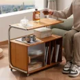 thumbnail image 3 of Mesa de sofá extraíble nórdica, armario de almacenamiento de revistas, mesita de noche multifuncional para dormitorio, muebles prácticos para sala de estar, 3 of 4