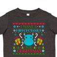 thumbnail image 4 of Inktastic I Want a Hippopotamus for Christmas Cute Ugly Sweater Boys or Girls Toddler T-Shirt, 4 of 5