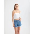 thumbnail image 2 of Strapless Basic Crop Top, 2 of 4