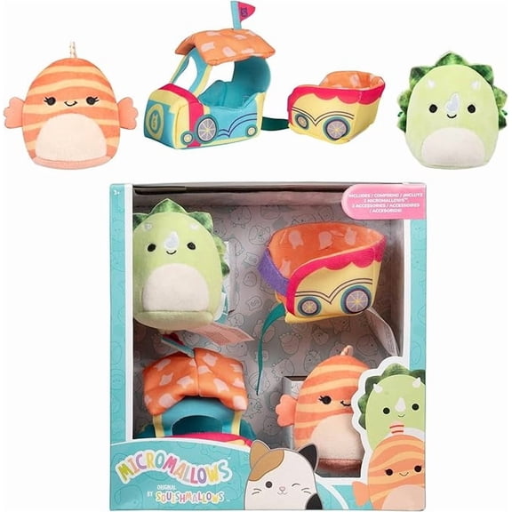 Squishmallows Micromallows Accessory Kit 4-Pack Plush