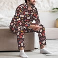 thumbnail image 7 of Susaid To The Best Mom Print Men's Long Sleeve Pajama Set, Two-Piece Button-Down Loungewear PJs Set, Comfortable Sleepwear for Relaxation-Medium, 7 of 7