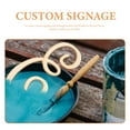 thumbnail image 4 of Minkissy Lot de 1 Initiale Décor Cursif L Lettre Murale Diy Rustique, 4 of 7