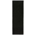 thumbnail image 2 of (2 pack) Mainstays Solid Casual Black Polyester Shag Indoor Hallway Runner Rug, 1'9"x5', 2 of 7