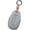Light Grey, variant on Key Fob Cover Compatible with Hyundai Elantra Kona Azera Santa Fe Veloster Venue Palisade 5-Button Handmade Leather Key Protector Keychain Case Holder Protector,Black