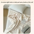 thumbnail image 6 of Blankets 70X100Cmcm Tafu Lamb Blanket,Nap Blanket,Sofa Blanket,Winter Thickened Coral Velvet Blanket, 6 of 7