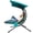 Green, variant on SOLLED Hanging Chaise Lounge Swing Chair with Umbrella, 74.8"x45.3"x78.7" Curved Steel Hammock Lounger for Outdoor Indoor Patio Pool, 330 lbs Capacity,Gray