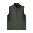 thumbnail image 4 of FchengtaiS Men's Polar Fleece Vests Stand Collar Sleeveless Zip Up Jackets Casual Fall Winter Warm Outerwear with Pocket, 4 of 8