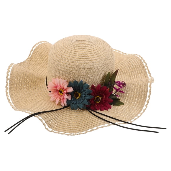 Sombrero de paja tipo cubo: Sombrero de paja con protección UV de girasol y ala ancha para playa de verano, plegable y transpirable - Gorra parasol para senderismo junto a la piscina