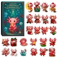thumbnail image 2 of 2025 24-Day Axolotl Advent Calendar - 2D Acrylic Salamander Ornaments Christmas Countdown Calendar, Adorable Hanging Decor for Christmas Tree Home Holiday, Fun Festive Countdown Gift, Pink, 2 of 6
