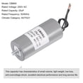 thumbnail image 4 of Capacitor de Funcionamiento CBB60 Uxcell 98x45mm 25uF 250V AC 50/60Hz 2 Cables con Estudio de Fijación, 4 of 5