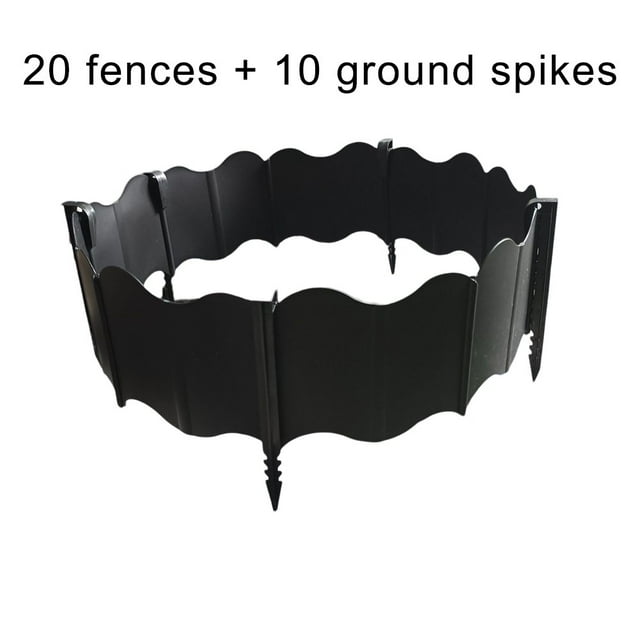 20 Pieces Garden Fence Aisle Decoration Plastic Planting Fence Gardening Fence