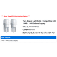 thumbnail image 2 of Turn Signal Light Bulb - Compatible with 1990 - 1991 Subaru Legacy, 2 of 2