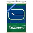 thumbnail image 3 of NHL Vancouver Canucks - Retro Logo 13 Wall Poster with Wooden Magnetic Frame, 22.375" x 34", 3 of 3