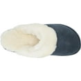 thumbnail image 5 of Women's Old Friend Scuff Slipper Navy Blue Leather 9 M, 5 of 7