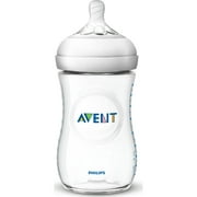 Philips AVENT Natural Baby Bottle, Clear, 9oz, 1 pack, SCF013/17