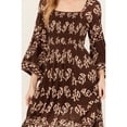 thumbnail image 3 of Shyanne Women's Printed Midi Dress - SWSP24D56-DKBN Medium  US, 3 of 4
