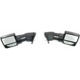 thumbnail image 4 of MIRROR Compatible For 2006 Lincoln Mark LT 2004-2012 Ford F-150 Left Driver and Right Passenger Towing Power Glass Textured Black, 4 of 5