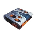 thumbnail image 3 of Throw Blanket for Couch Sofa and Bed, Scared Halloween Ghosts Soft Plush Throw Blanket, Fuzzy Cuteness Comfy Warm Washable Flannel Blanket Throws for All Season, 3 of 8