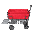 thumbnail image 2 of Mac Sports Chariot de Jardin Pliable à Double Étage, Rouge, 2 of 5