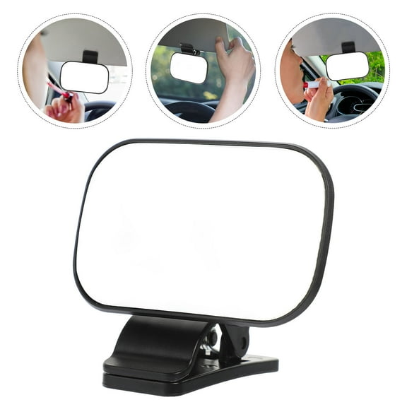 WEUVEB Car Mirror 1Set 3.8In Black for Rear Seat