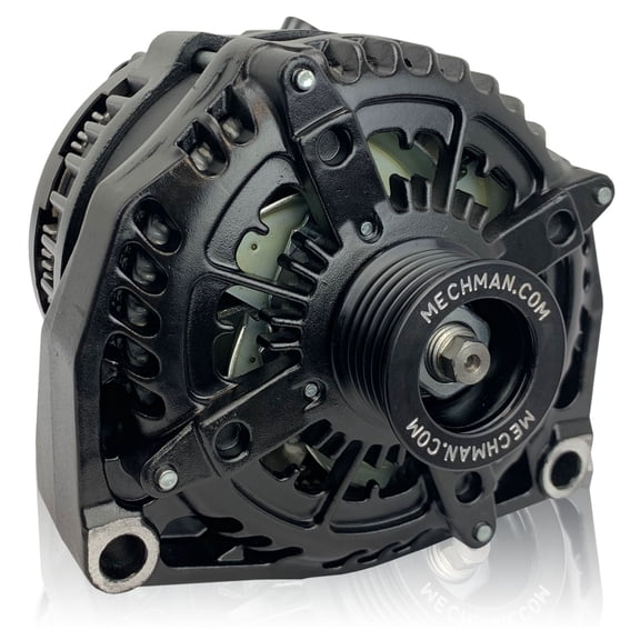 Mechman E-Series 400 Amp Black Alternator For 96 - 04 GM Truck 8206400-BLAC