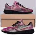 thumbnail image 3 of BreaStCancer Awareness Believe Shoes Sneakers Black Size 4, 3 of 7